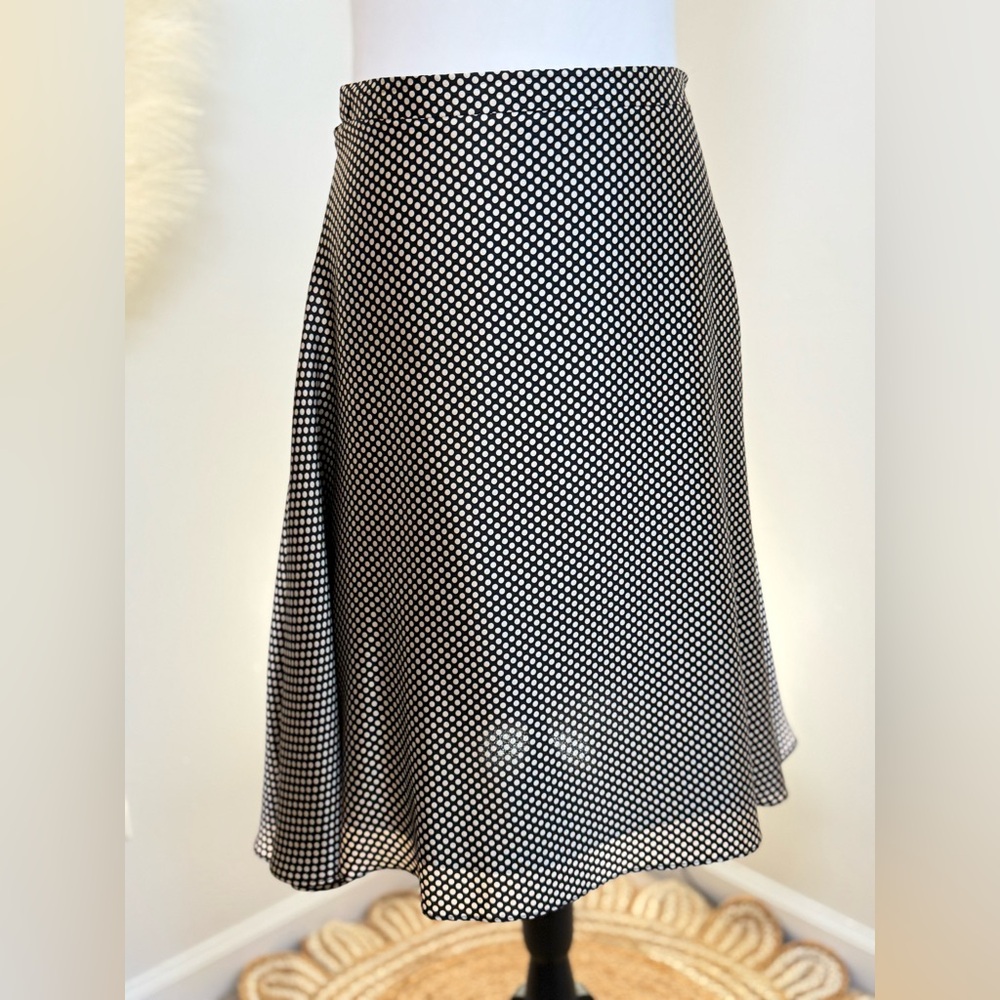 🌾 Milly Silk Polka Dot A-Line Skirt